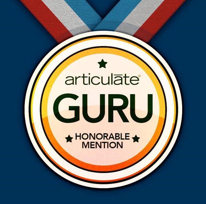 Articulate Guru Award Winner